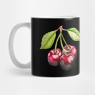 Watercolor cherries Mug